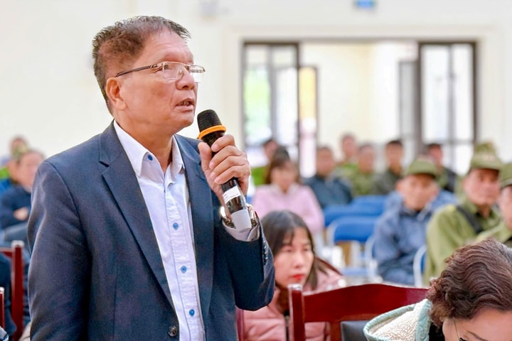 Công an phường Thanh Liệt lắng nghe ý kiến nhân dân