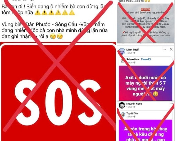 Công an bác tin đồn người lặn bắt tôm hùm tử vong do axit sunfuric trôi ra biển