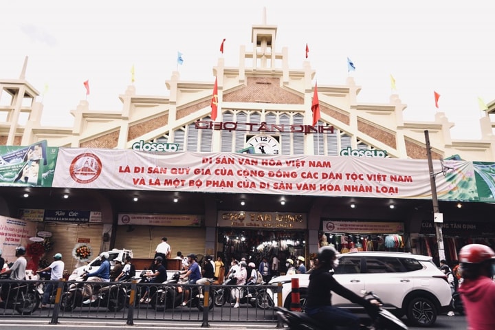 Chợ Tân Định được công nhận Di tích kiến trúc nghệ thuật
