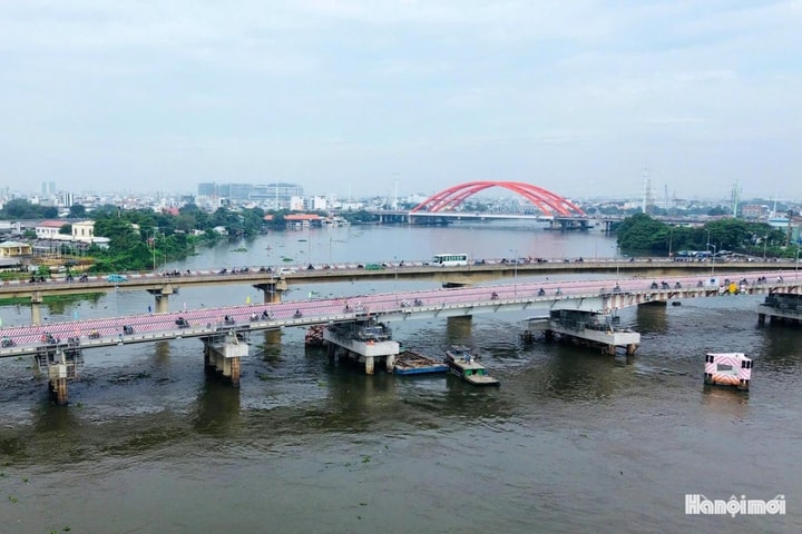 Thông xe cầu Bình Triệu 1 sau khi nâng tĩnh không lên hơn 1m