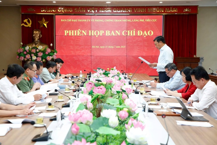 Kiện toàn Ban Chỉ đạo Thành ủy Hà Nội về phòng, chống tham nhũng, lãng phí, tiêu cực
