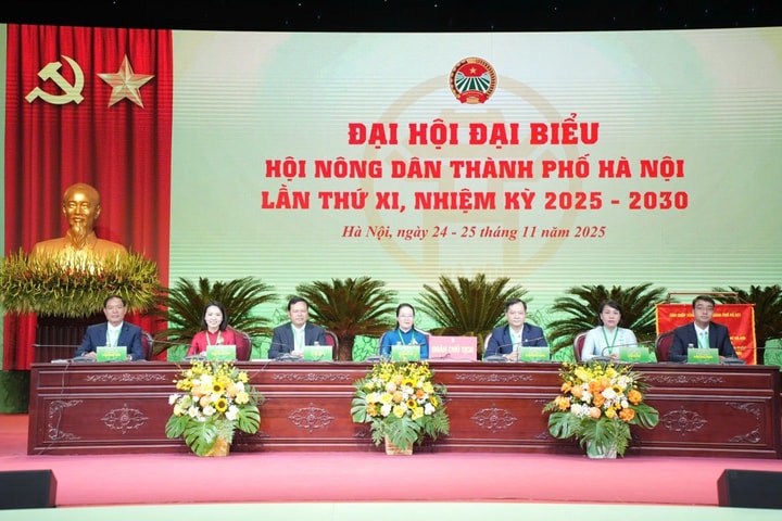 Đại hội đại biểu Hội Nông dân thành phố Hà Nội lần thứ XI, nhiệm kỳ 2025 - 2030 Nông dân Thủ đô phát huy tinh thần Đoàn kết - Đổi mới - Hành động - Hợp tác - Phát triển