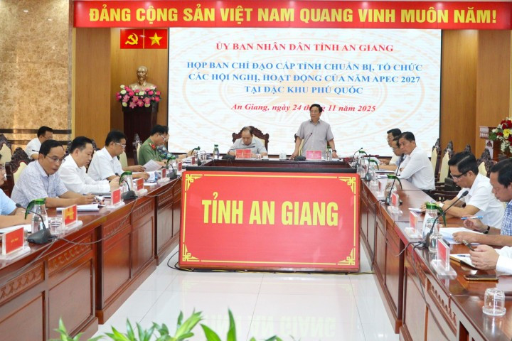 An Giang Quyết tâm hoàn thành các công trình phục vụ APEC 2027 trước hạn