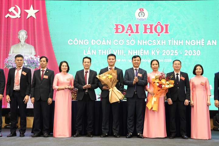 Công đoàn NHCSXH tỉnh Nghệ An tổ chức Đại hội lần thứ XIII, nhiệm kỳ 2025 - 2030