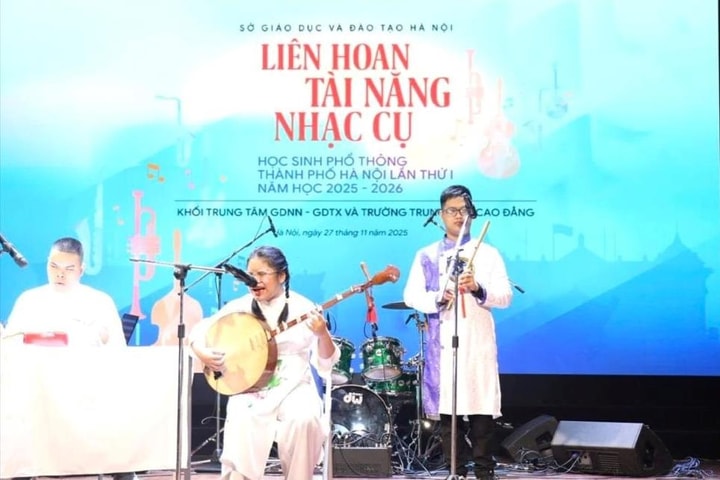 Liên hoan tài năng nhạc cụ khối giáo dục nghề nghiệp - giáo dục thường xuyên