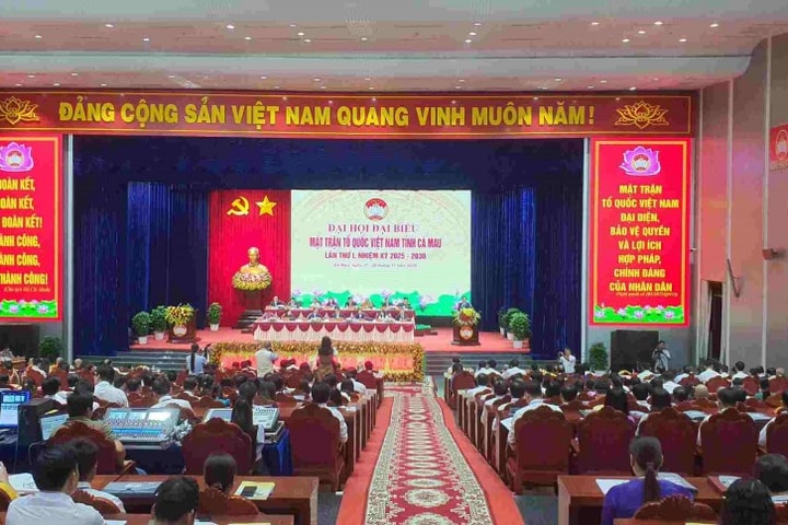 Đại hội MTTQ Việt Nam tỉnh Cà Mau lần thứ I, nhiệm kỳ 2025-2030 Củng cố khối đại đoàn kết toàn dân tộc, nâng cao vai trò Mặt trận trong phát triển địa phương