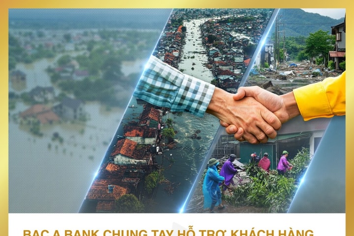 BAC A BANK chung tay hỗ trợ khách hàng khắc phục hậu quả thiên tai bão lũ