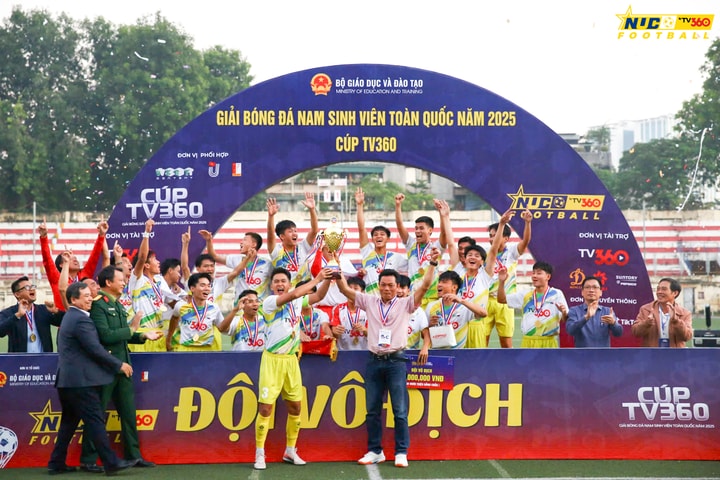 Đại học Huế vô địch Giải bóng đá Sinh viên toàn quốc 2025 – Cúp TV360
