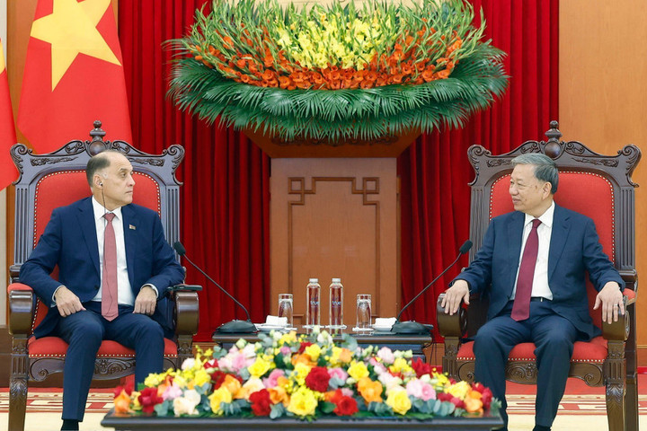 Tổng Bí thư Tô Lâm tiếp Thư ký Hội đồng An ninh Belarus