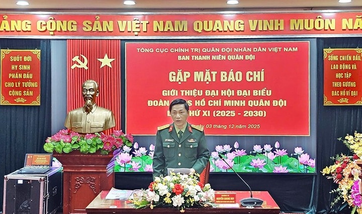 Đại hội Đoàn Thanh niên Quân đội lần thứ XI diễn ra trong hai ngày 9, 10-12