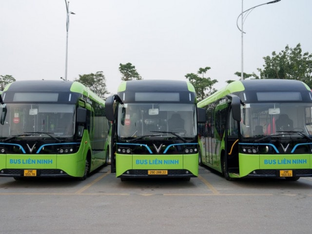 Liên Ninh chuyển đổi 100% sang xe buýt điện VinFast