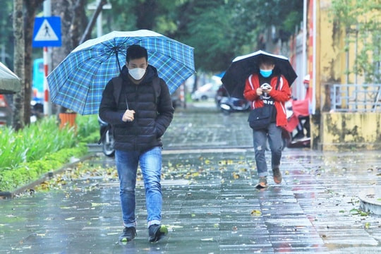 Bắc Bộ có mưa nhiều nơi