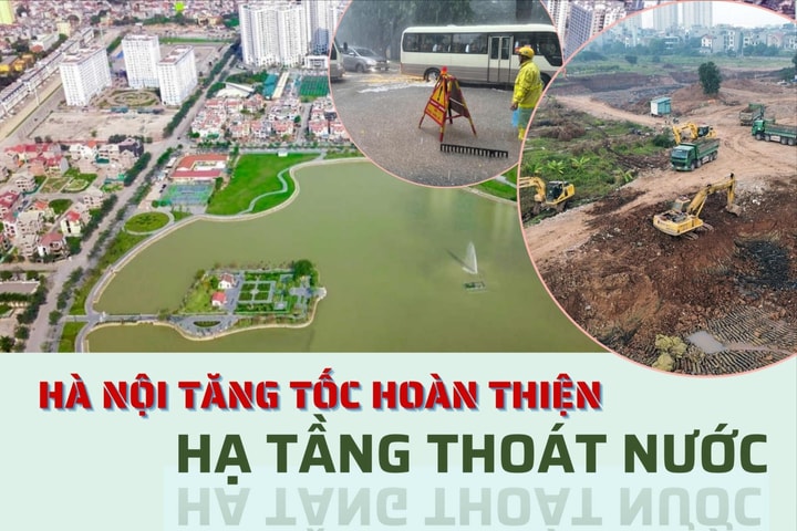 Hà Nội triển khai loạt dự án khẩn cấp, xây 8 hồ điều hoà trước mùa mưa 2026