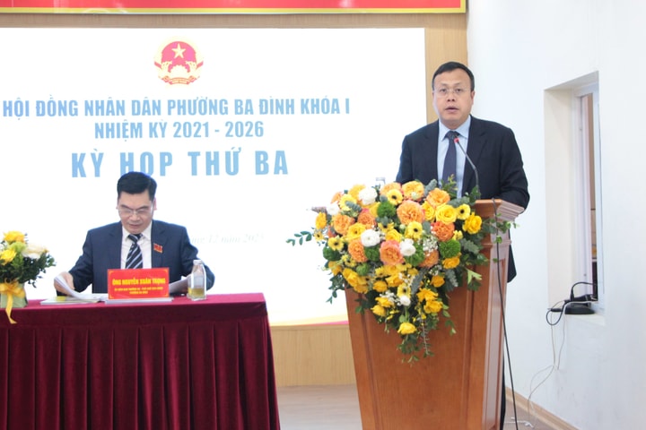 HĐND phường Ba Đình tiến hành chất vấn tại kỳ họp thứ ba