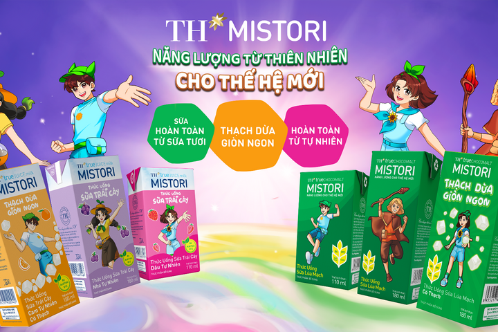 Bước vào vũ trụ TH MISTORI - trải nghiệm hương vị tươi ngon và năng lượng từ thiên nhiên