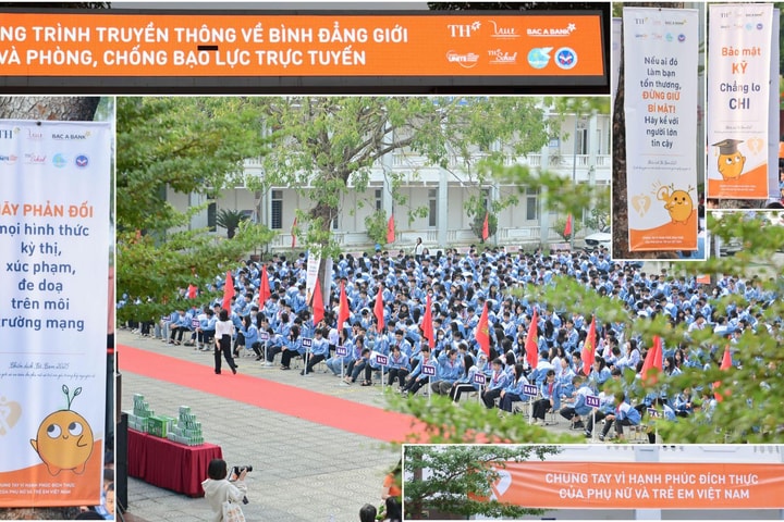 Tô cam 2025: Hơn 1.500 học sinh cùng nói "không" với định kiến giới và bạo lực trực tuyến