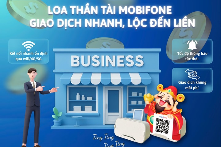 MobiFone hợp tác với các ngân hàng triển khai Loa Thần Tài