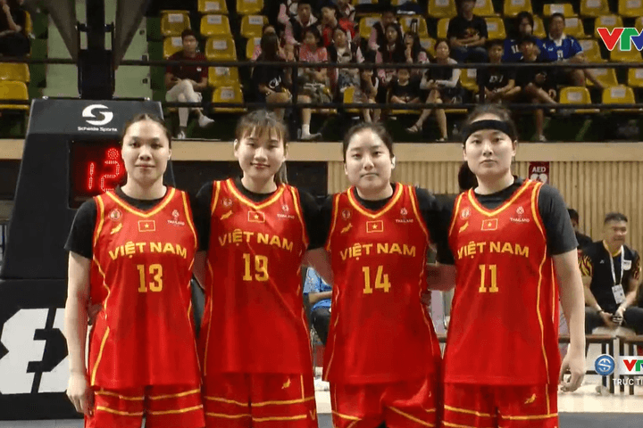 Tuyển bóng rổ 3x3 nữ Việt Nam vào bán kết SEA Games 33