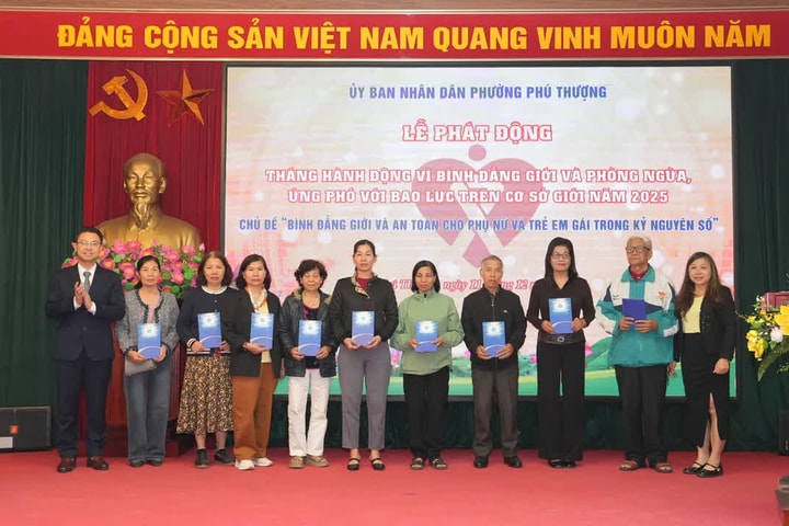 Phường Phú Thượng phát động Tháng hành động vì bình đẳng giới