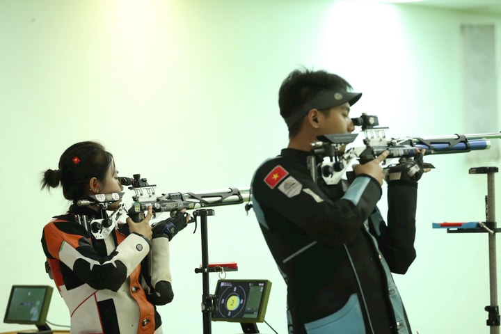 Thắng Thái Lan, bắn súng Việt Nam giành Huy chương vàng đầu tiên tại SEA Games