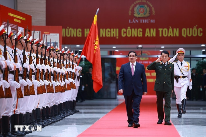 Thủ tướng Phạm Minh Chính: Công an nhân dân phải là chỗ dựa vững chắc của nhân dân