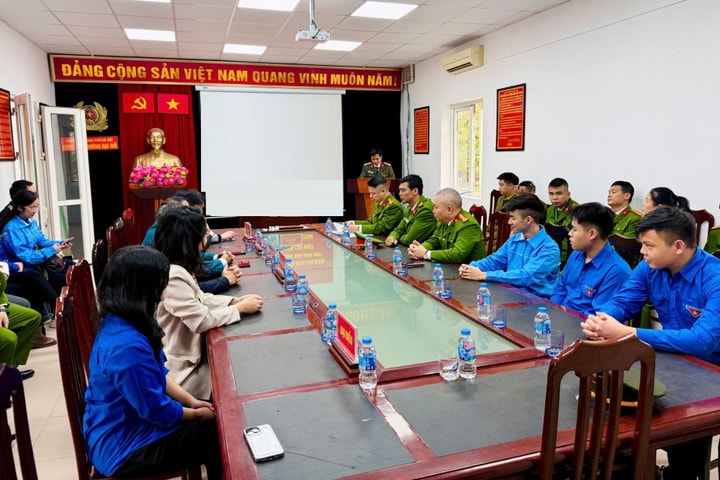 Công an phường Đại Mỗ, Hà Nội Ra quân tấn công trấn áp tội phạm, bảo đảm an ninh trật tự