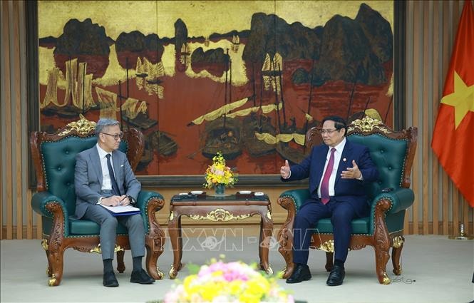 Thủ tướng Phạm Minh Chính tiếp Bộ trưởng Bộ Ngoại giao Lào Thongsavanh Phomvihane