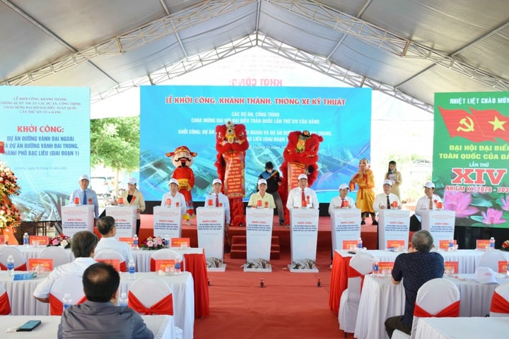 Cà Mau khởi công các dự án đường vành đai tạo động lực phát triển