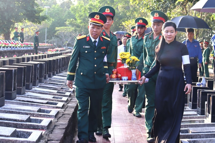 Đồng Nai: Truy điệu và an táng 41 hài cốt liệt sĩ