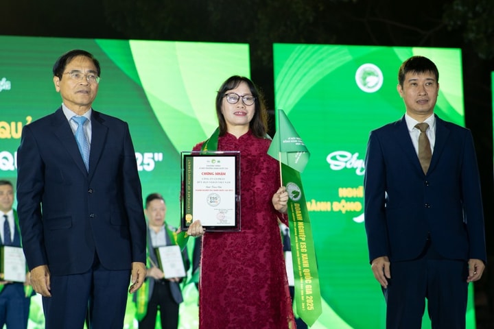 Vedan Việt Nam được vinh danh “Doanh nghiệp ESG xanh quốc gia 2025”