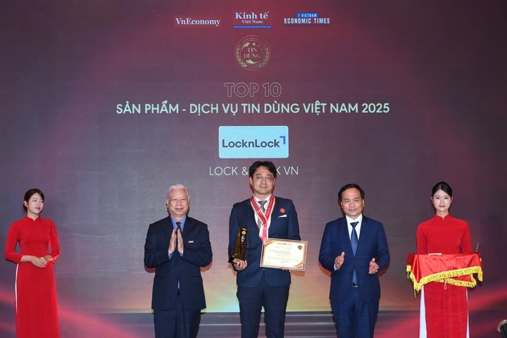 LocknLock vinh dự 14 năm liên tiếp lọt “Top 10 Sản phẩm - Dịch vụ tin dùng Việt Nam”