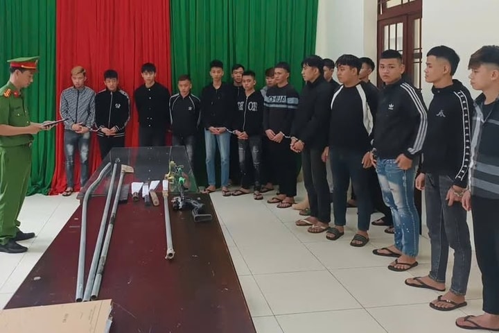 Đà Nẵng: Khởi tố 20 đối tượng mang hung khí náo loạn đường phố