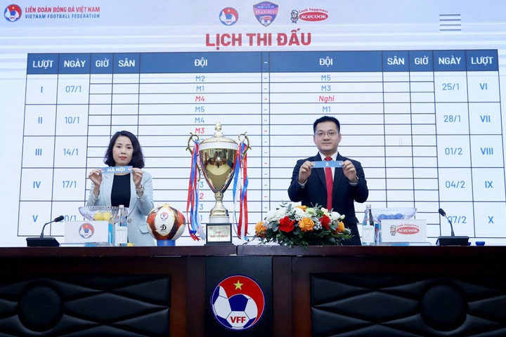 Bốc thăm lịch thi đấu giải U19 nữ Quốc gia - Cúp ACECOOK 2026