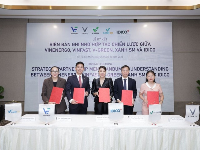 VinEnergo, VinFast, V-Green, Xanh SM bắt tay IDICO “xanh hóa” các khu công nghiệp