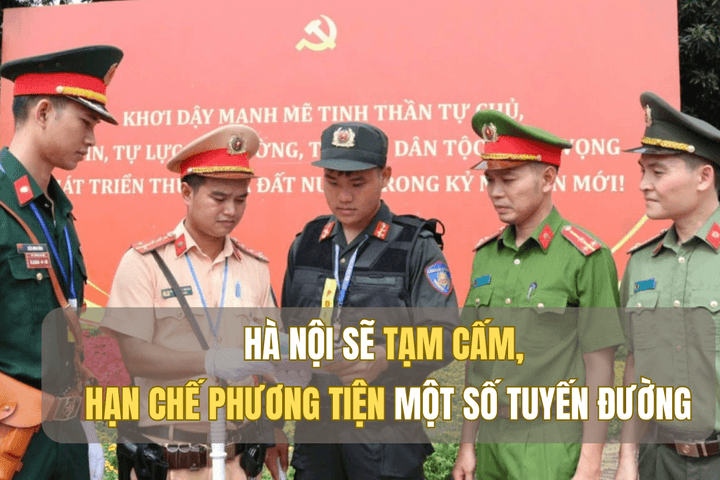 Hà Nội sẽ tạm cấm, hạn chế phương tiện một số tuyến đường