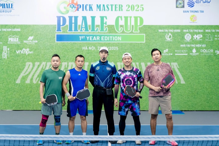 Hơn 120 VĐV tranh tài tại Giải Pickleball Gopick Master 2025 – Phale Cup