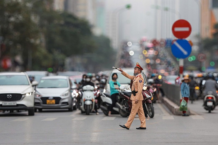 Hà Nội phân luồng giao thông dịp Tết Dương lịch 2026