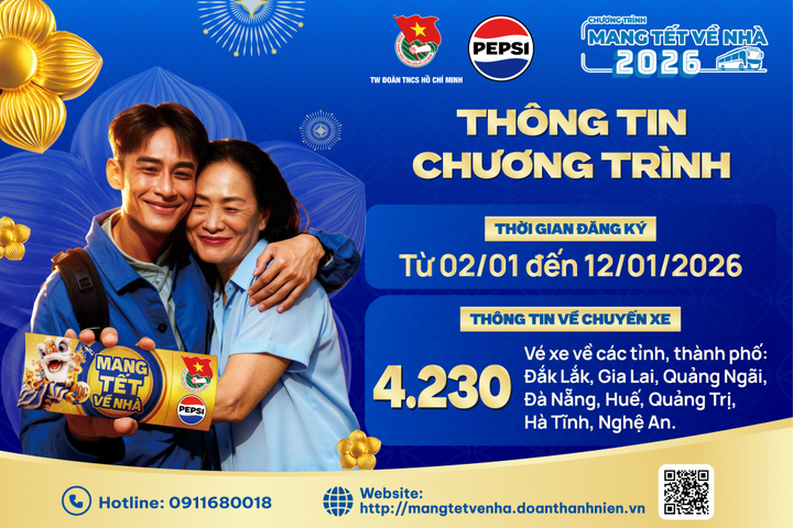 Khởi động chương trình "Mang Tết về nhà" năm 2026