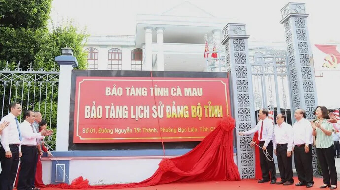 Trụ sở Tỉnh ủy Bạc Liêu trở thành Bảo tàng Lịch sử Đảng bộ tỉnh Cà Mau