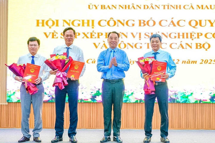 Cà Mau sắp xếp đơn vị sự nghiệp công lập, kiện toàn cán bộ