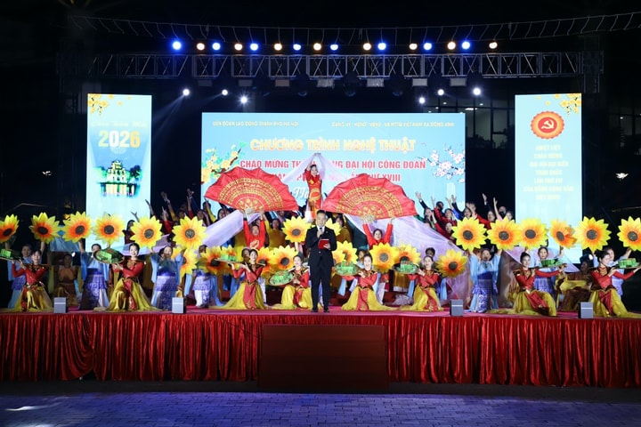 Đặc sắc Chương trình nghệ thuật chào mừng thành công Đại hội Công đoàn thành phố Hà Nội lần thứ XVIII