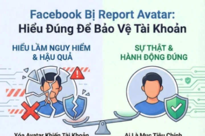 Xoá avatar để tránh mất tài khoản là tin giả