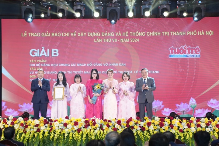 Tổ chức Lễ trao Giải báo chí về xây dựng Đảng TP Hà Nội lần thứ VIII - năm 2025