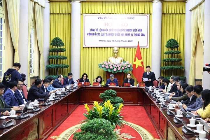 Công bố Lệnh của Chủ tịch nước về 13 luật