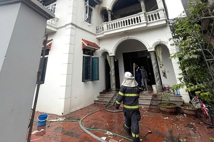 Xã Phúc Thọ, Hà Nội Nghi cháy nổ do tự chế pháo hoa khiến 3 người thương vong
