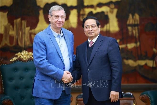 Thủ tướng Phạm Minh Chính tiếp Chủ tịch Tập đoàn AFK Sistema, Liên bang Nga