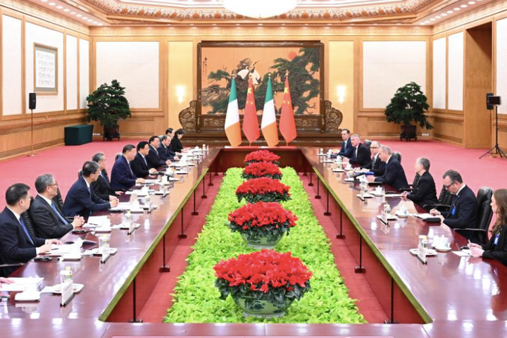 Lãnh đạo Trung Quốc, Ireland thảo luận thúc đẩy quan hệ EU - Trung Quốc