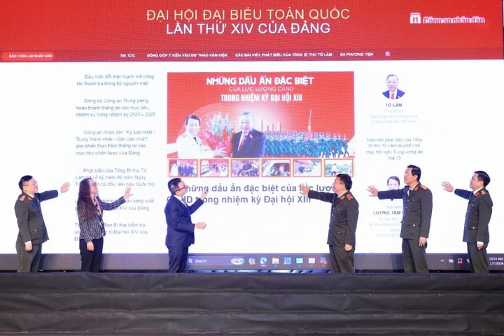 Ra mắt Chuyên trang "Đại hội đại biểu toàn quốc lần thứ XIV của Đảng" trên Báo điện tử CAND
