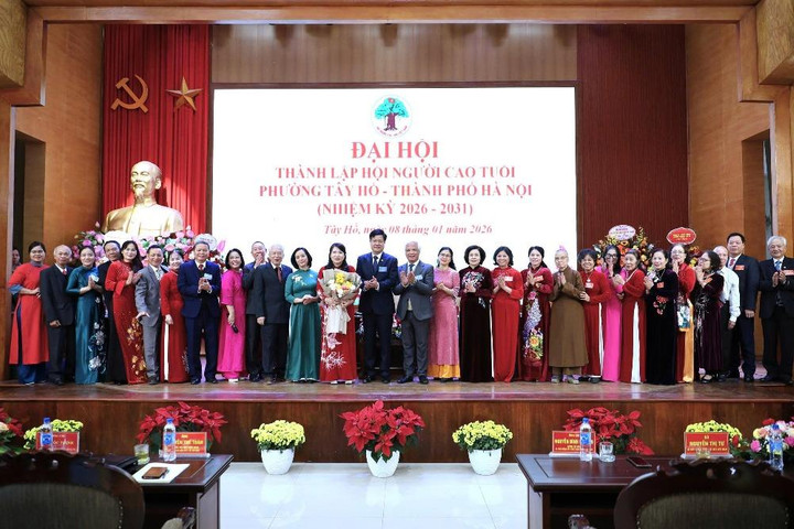 Phường Tây Hồ: Tổ chức thành công Đại hội điểm thành lập Hội Người cao tuổi phường