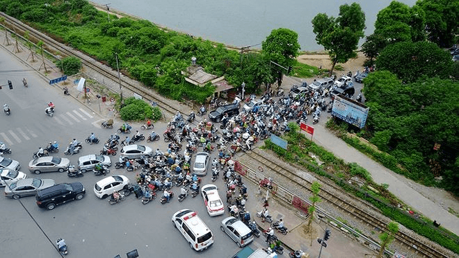 Hà Nội: điều chỉnh tổ chức giao thông nút giao Giải Phóng - Nguyễn Hữu Thọ